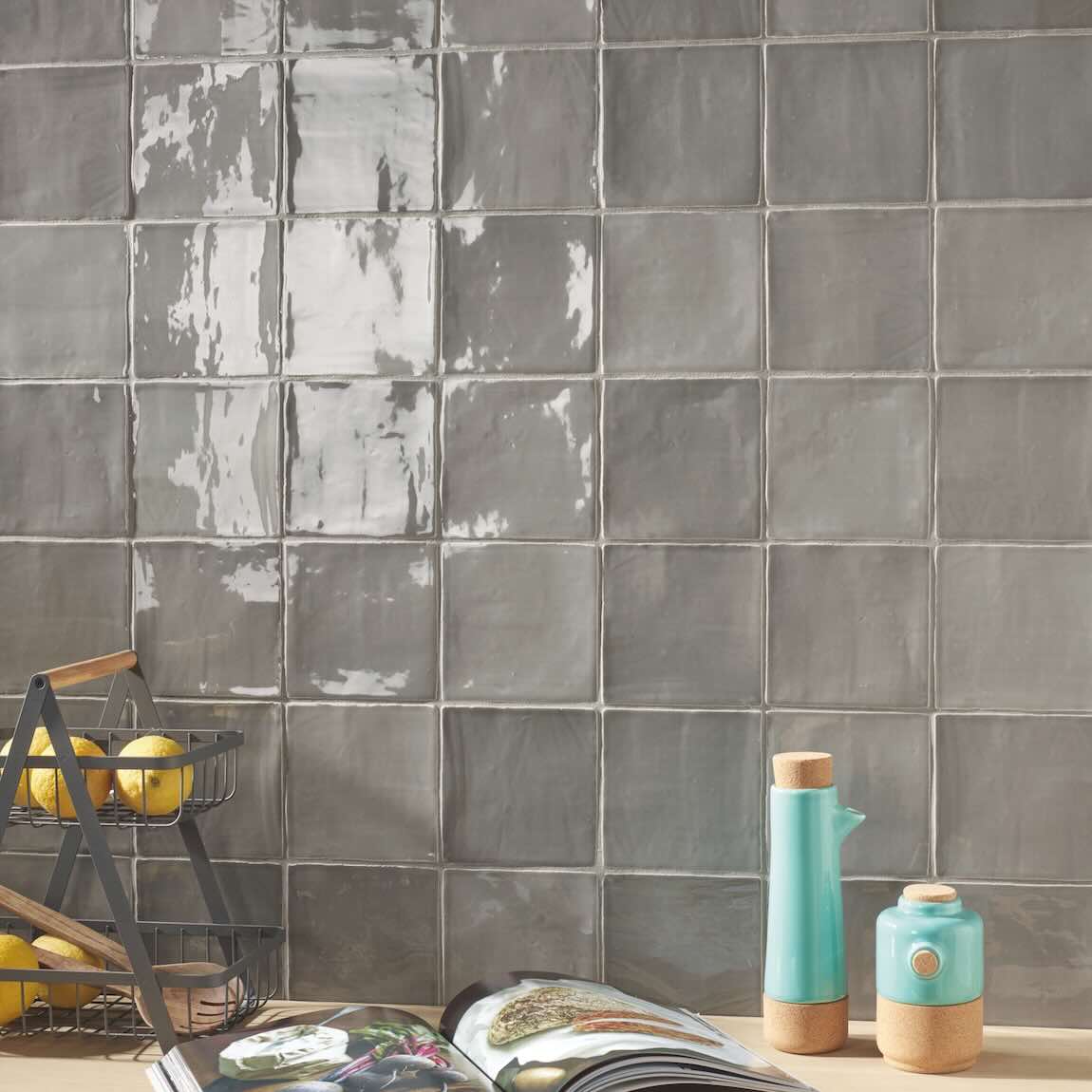 Coastal Grey 5x5 Glazed Ceramic Tile