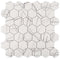 Recycled Glass Mosaic Tile Howlite Hexagon 2-Inch Matte Finish
