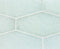 Fluid Elongated Hex Glass Tile Frosted ice Large for bathroom and kitchens
