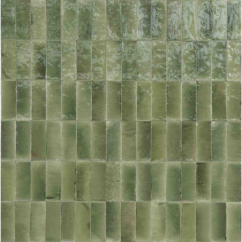 Storie Distressed Subway Tile Jade 3x8 for kitchens, bathroom, and pools