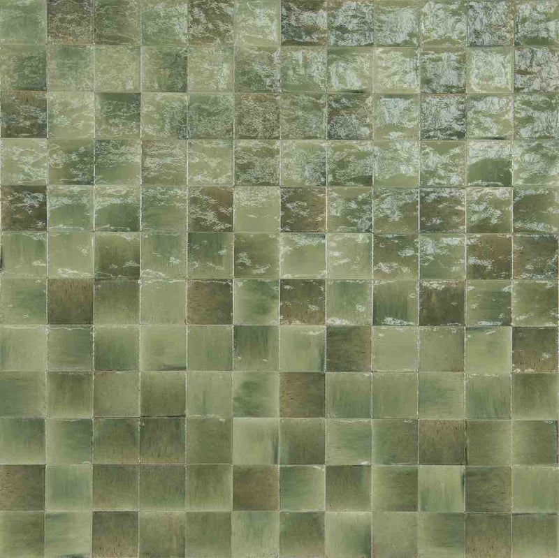 Storie Distressed Tile Glossy Jade 4x4 for kitchens and bathrooms