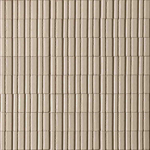 Glacier Italian Porcelain Structure 3D Tile Mastice 3x8 Glossy for bathroom and other accent walls