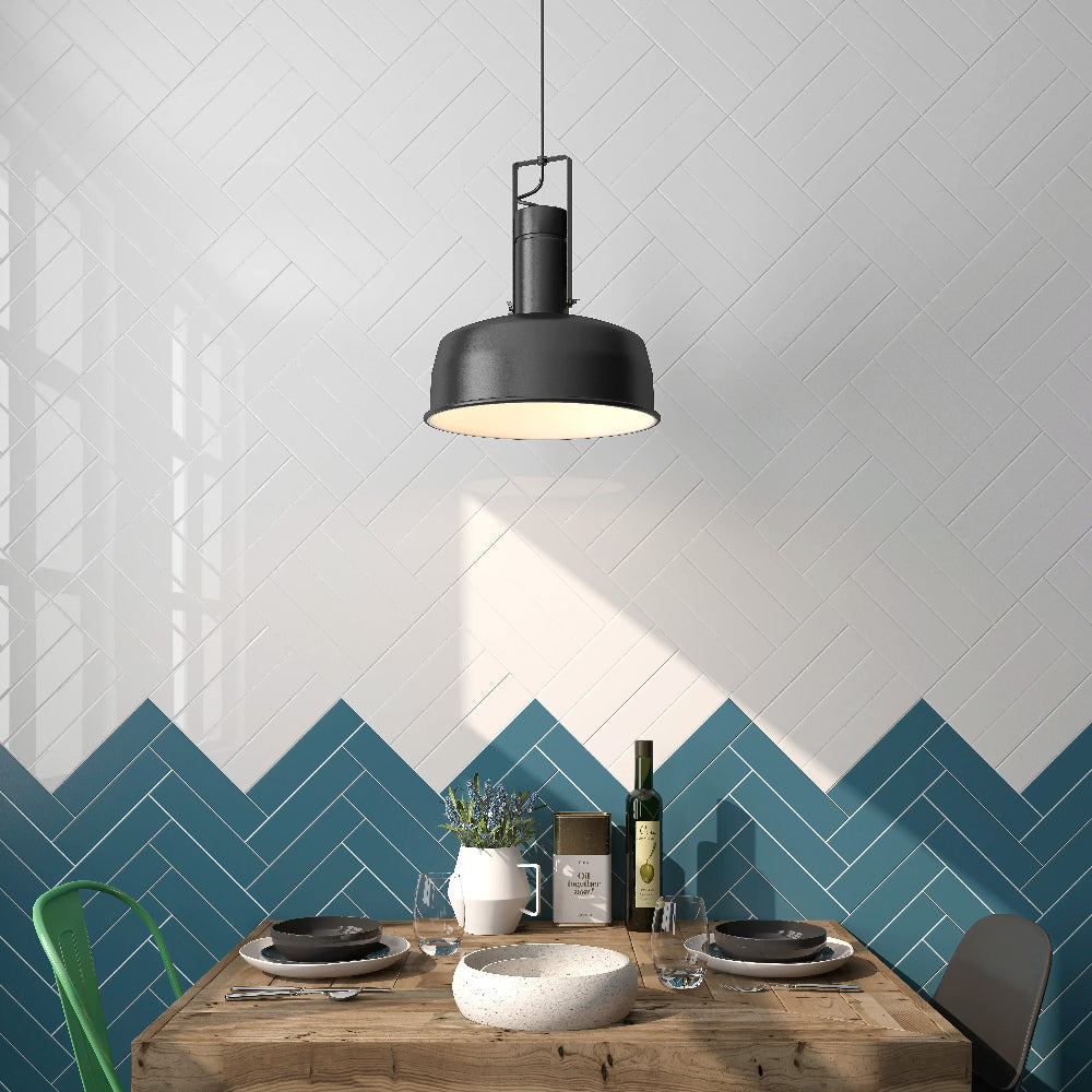 Minimalistic Subway Tile 2x10 Green Matte