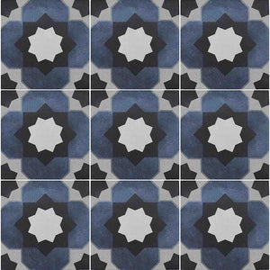 Patterned Porcelain Tile Midtown 6x6 for bathroom, kitchen, showers, and pools