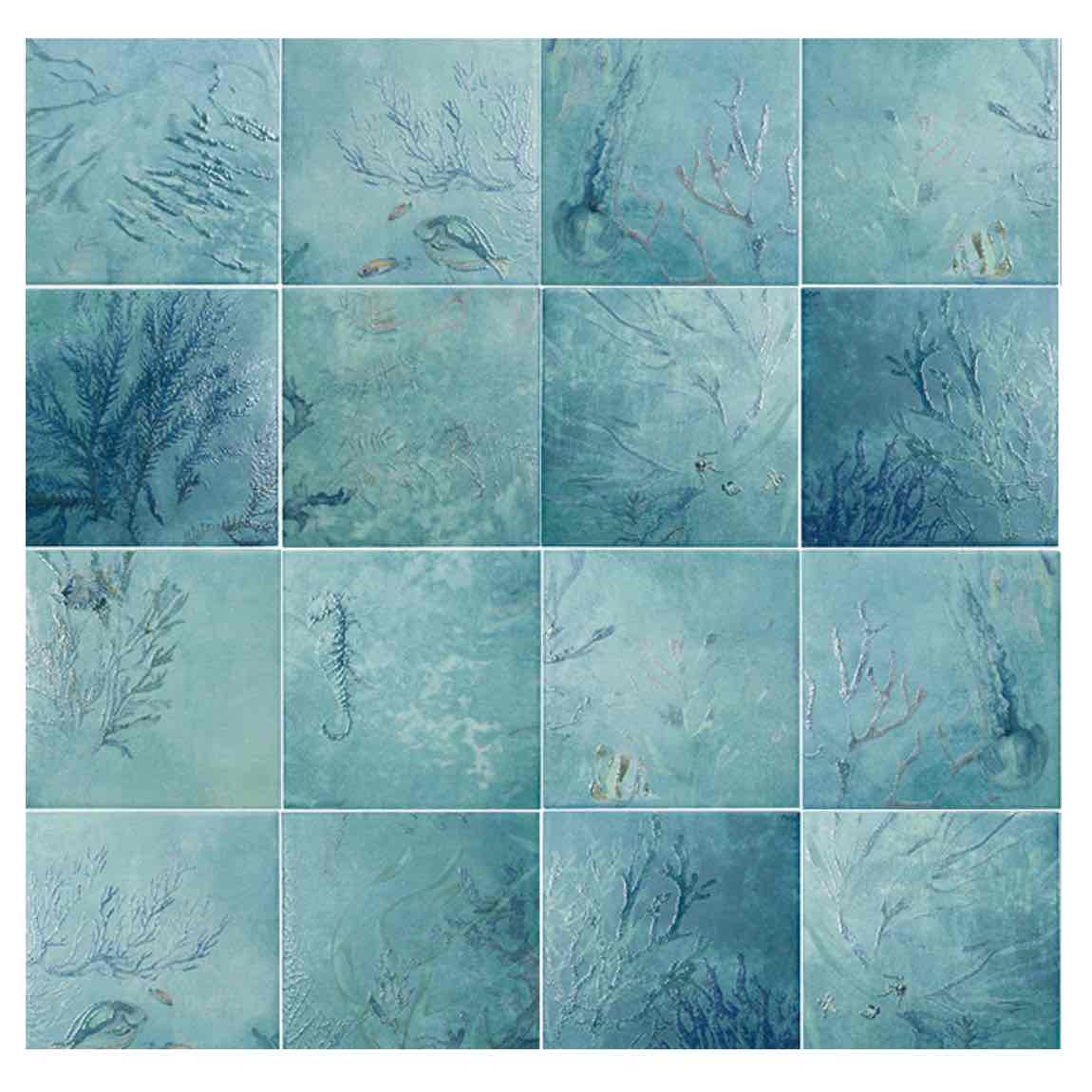 Porcelain Pool Tile Oceano 6x6