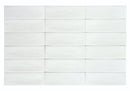 Organic Style Subway Tile White 2x6 for kitchen and bathroom floor and walls