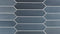 Picket Tile Arrow Navy Matte 2x10 for kitchen backsplash, bathroom, and shower walls