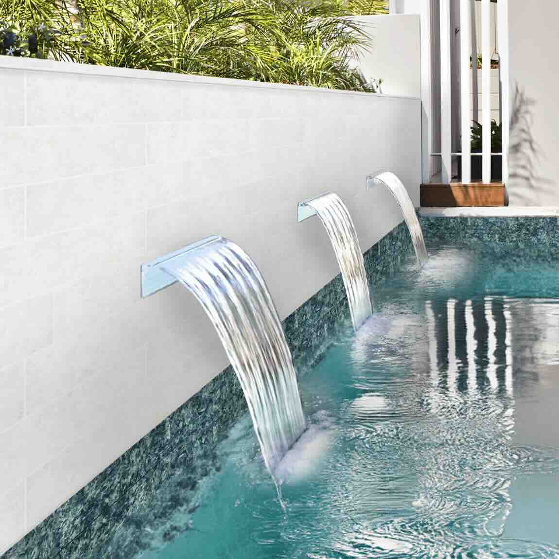 Peak Green Porcelain Pool Tile 6x6