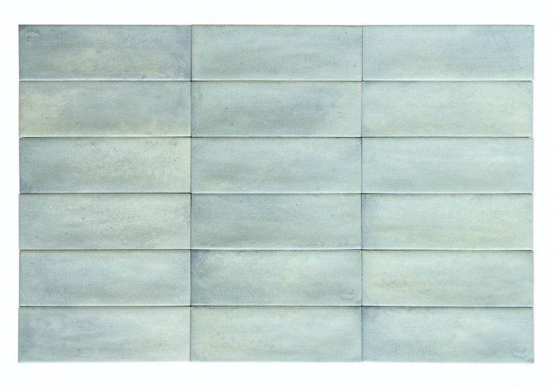 Organic Style Subway Tile Sky 2x6 for kitchen and bathroom floors and walls
