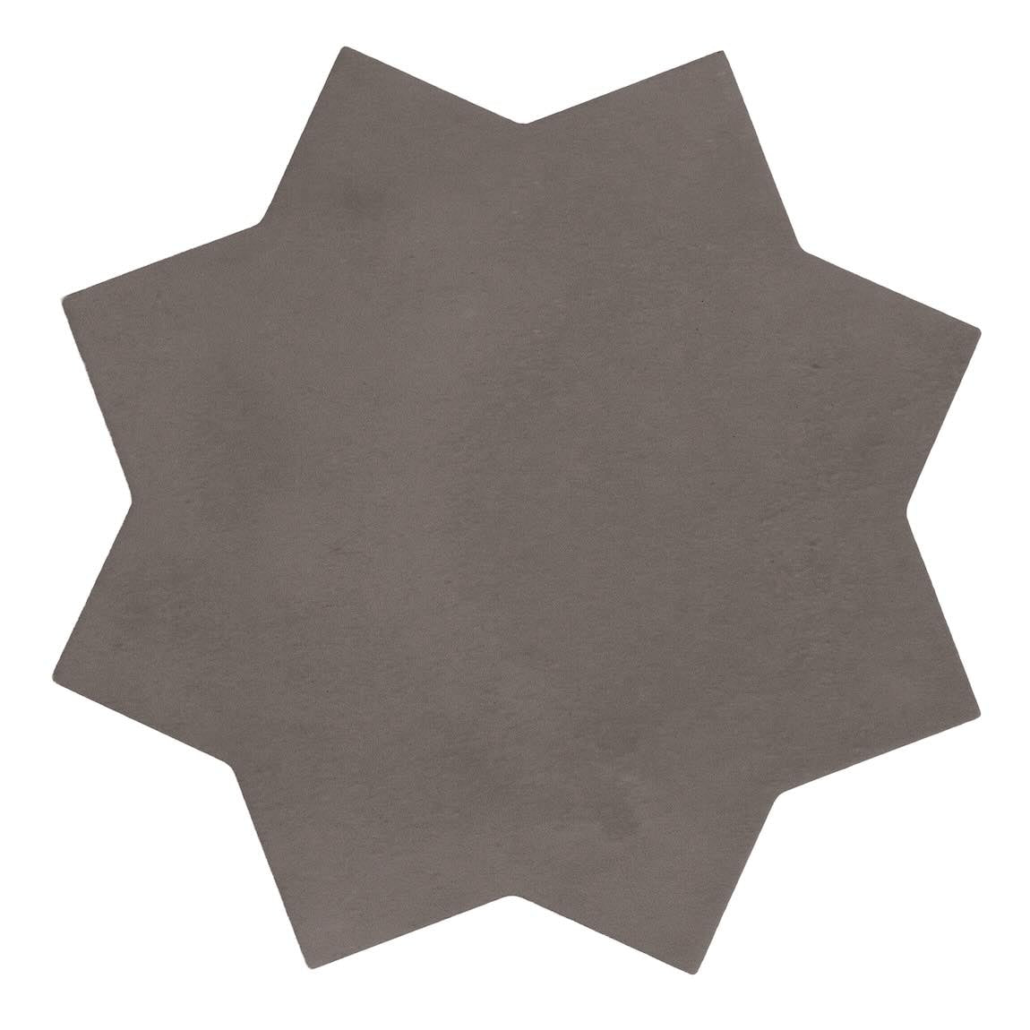 Telouet Porcelain Tile 6x6 Star Soil