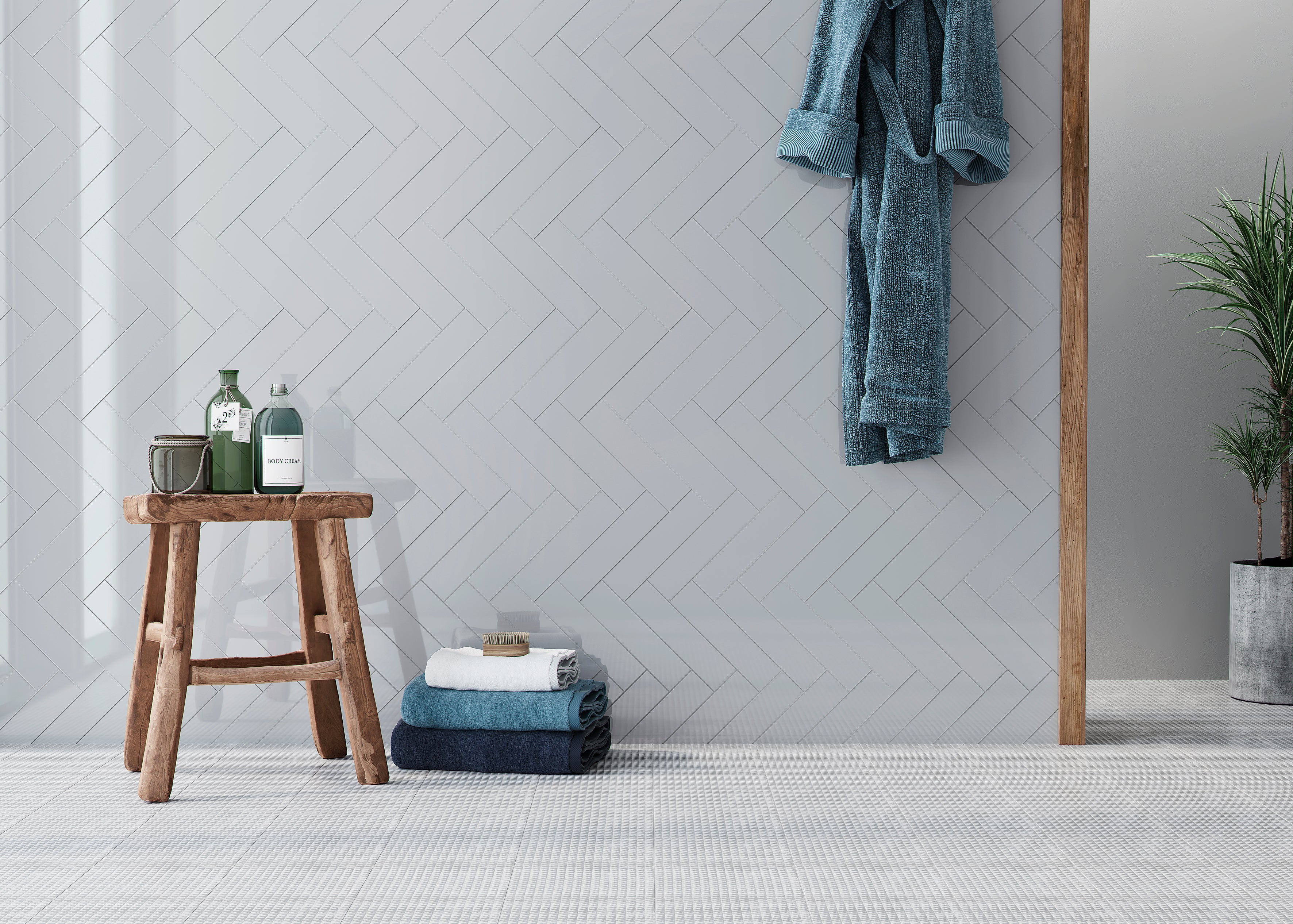 Minimalistic Subway Tile 2x10 Steel Matte