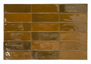 Petite Ville Subway Tile Terra 2x6 for bathroom and shower
