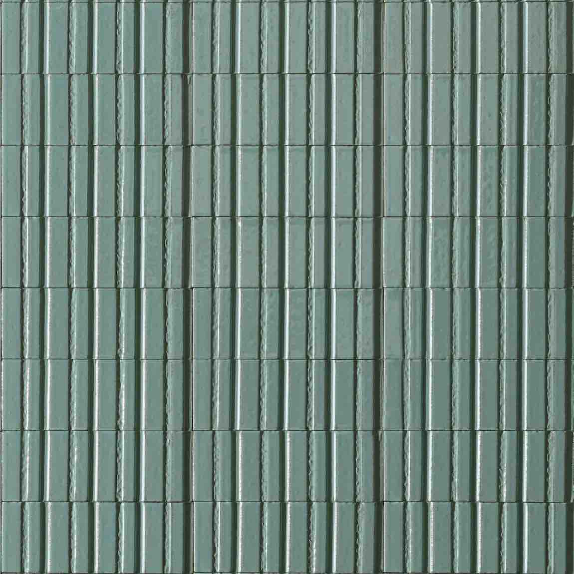 Glacier Structure 3D Tile Turquoise 3x8