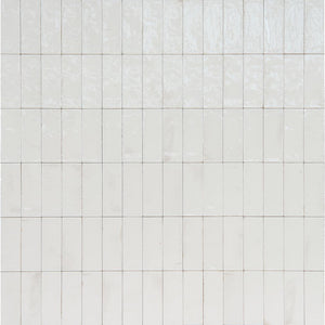 Storie Distressed Subway Tile White 3x8 for pools and spas