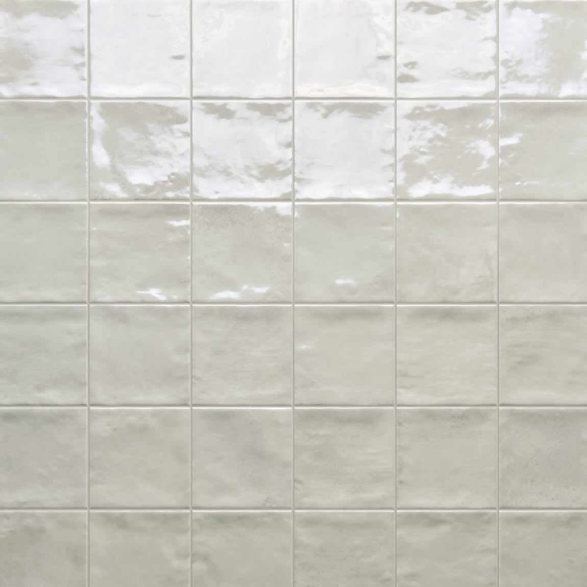 Charleston White 4x4 Glossy Porcelain Tile