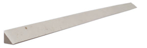 City White Matte Pencil Trim Tile