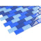 Glass Mosaic Tile Navy Blue Blend 1 x 2