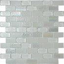 Iridescent Recycled Glass Tile Foam 1 x 2