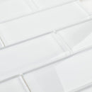 Glass Subway Tile Extra White 2x6