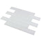 Glass Subway Tile Metropole Snow White 2x6