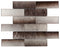 Glass Subway Tile Pure Cocoa 2x6