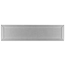 Beveled Glass Subway Tile Platinum 3x12