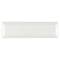 Subway Ceramic Tile White Matte Beveled 3 x 10