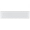 Beveled Glass Subway Tile White 3x12