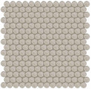 Glass Mosaic Tile Penny Round Jasmine