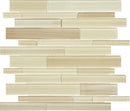 Random Glass Mosaic Tile Linear Sabbia