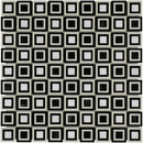 Black and White Cubes Mosaic Tile