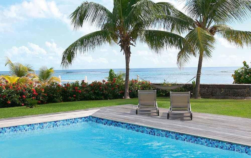 Glass Pool Mosaic Tile Vieques Blend