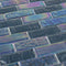 Iridescent Glass Tile Summer Gray 1 x 3