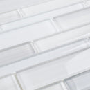 Random Glass Mosaic Tile Linear Branco