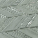 Glass Mosaic Tile Chevron Light Olive