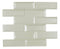 Glass Subway Tile Inverted 3D Champagne 2x6