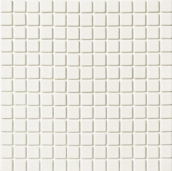 Glass Tile Recycled Solid White
