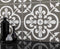 Patterned Floor and Wall Tile Relic Gray 8 x 8