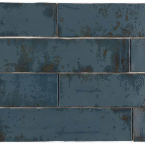Vintage Subway Tile Blue 3 x 12