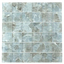 Liquid Glass Mosaic Tile Aqua 2 x 2