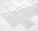 Subway Glass Tile Simplicity White 2x4