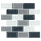 Glass Subway Tile Blue Waters 2x4