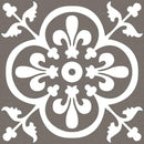 Patterned Floor and Wall Tile Relic Gray 8 x 8