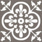 Patterned Floor and Wall Tile Relic Gray 8 x 8