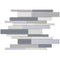 Glass Tile Staggered City Gray