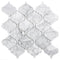 Mediterranean Stone Mosaic Tile White Arabesque