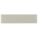 Glass Subway Tile White Moderne 3x12