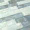 Liquid Glass Mosaic Tile Aqua Blend 1 x 6