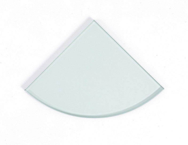 Shower Clear Glass Corner Shelf Recessed Mount