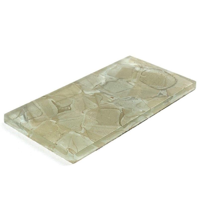Liquid Glass Subway Tile Honey 3 x 6